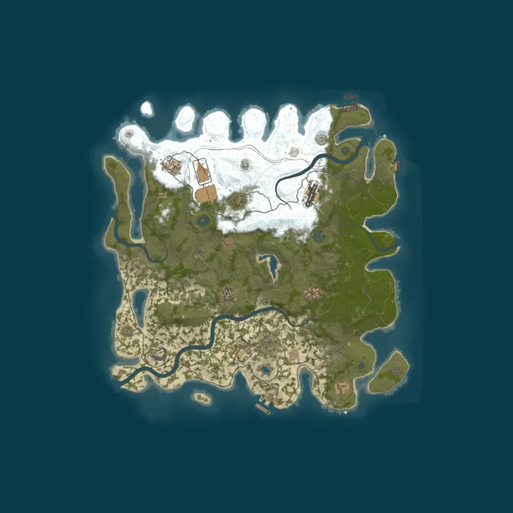 Map of 666 RUST /ДЛЯ НОВИЧКОВ /РУССКИЙ 02.10