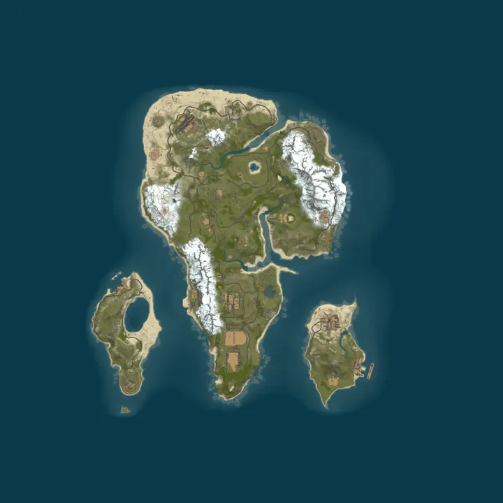 Map of (GGG)(US) Jurustic Park PVE 3x[Events|Raid|Kits|Shop|SkillTree]