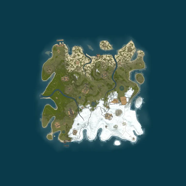 Map of [US East] Facepunch Small 1