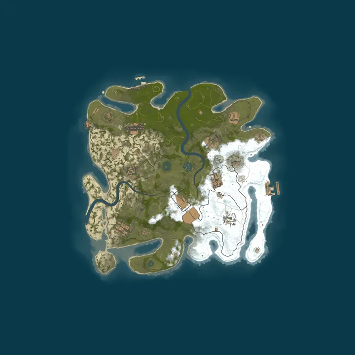 Map of [Asia] Days7 七日杀 | PvE MMORPG | 1x