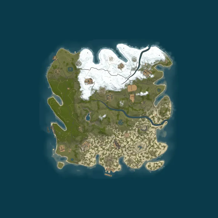 Map of 温柔乡:一个有爱的PVE养老服务器