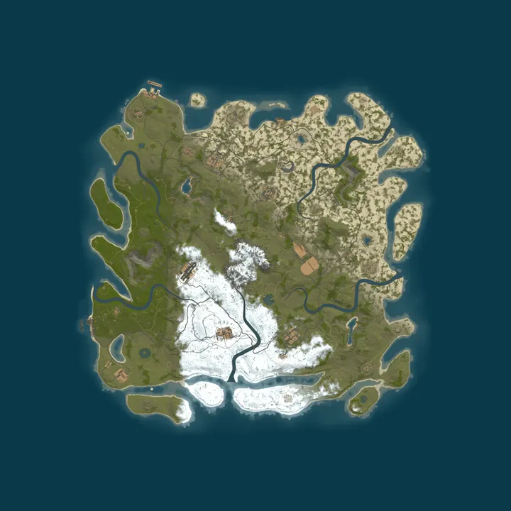 Map of 【盛京城-欢乐PVE】 萌新-养老-突袭基地
