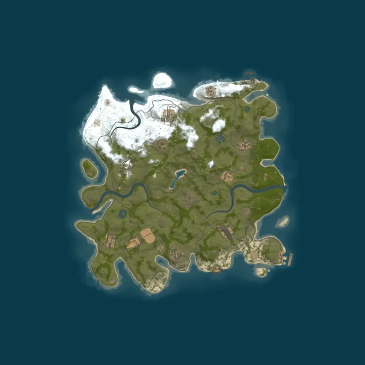 Map of WARWAKE: The First Lands