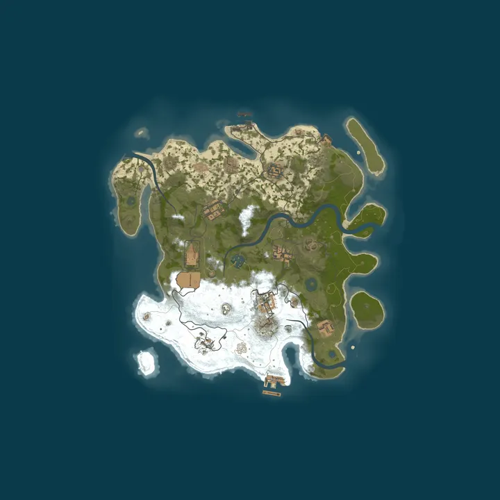 Map of Rust Server by nitrado.net