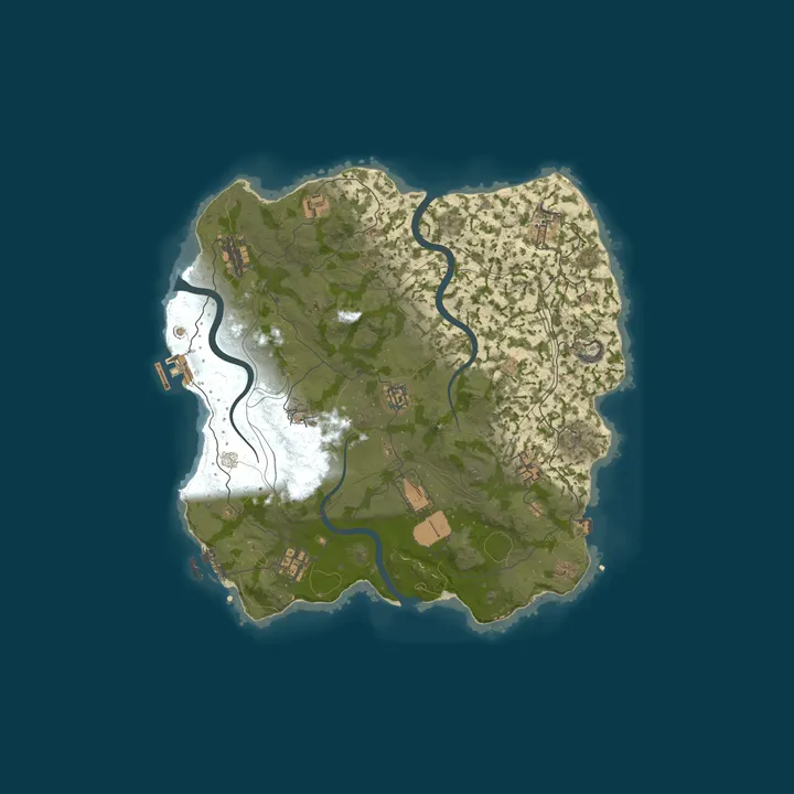 Map of TemplarGaming EU 3x Solo/Duo/Trio LootX3|SkinBox JUST WIPED
