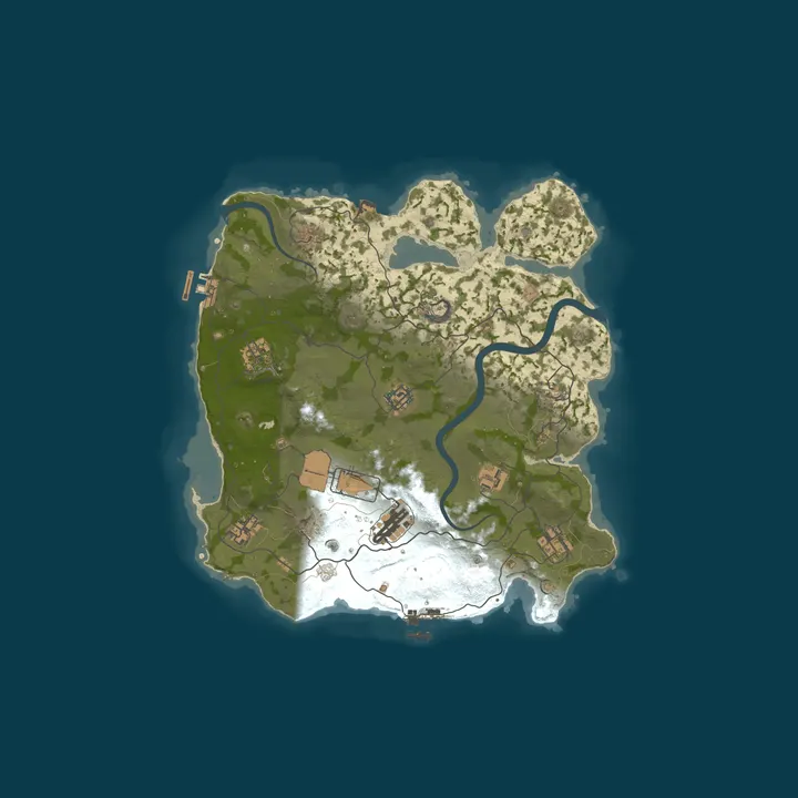Map of [FULLWIPE 5/10] RusticoARG #1 [X5|SOLO/DUO/TRIO|KITS|PVP|LATAM]