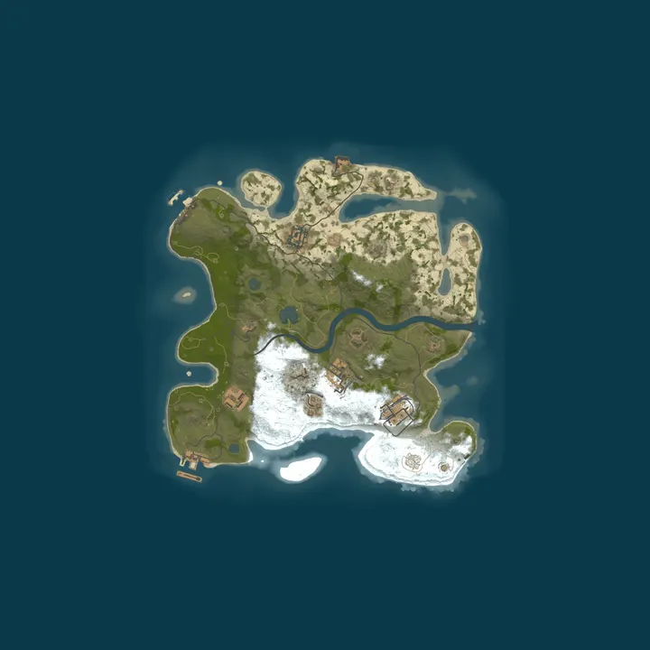 Map of A Rust Server