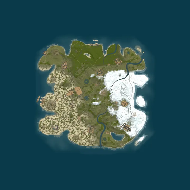 Map of VandalRust|JP/KR/SEA|Vanilla|初心者歓迎|月間ワイプ