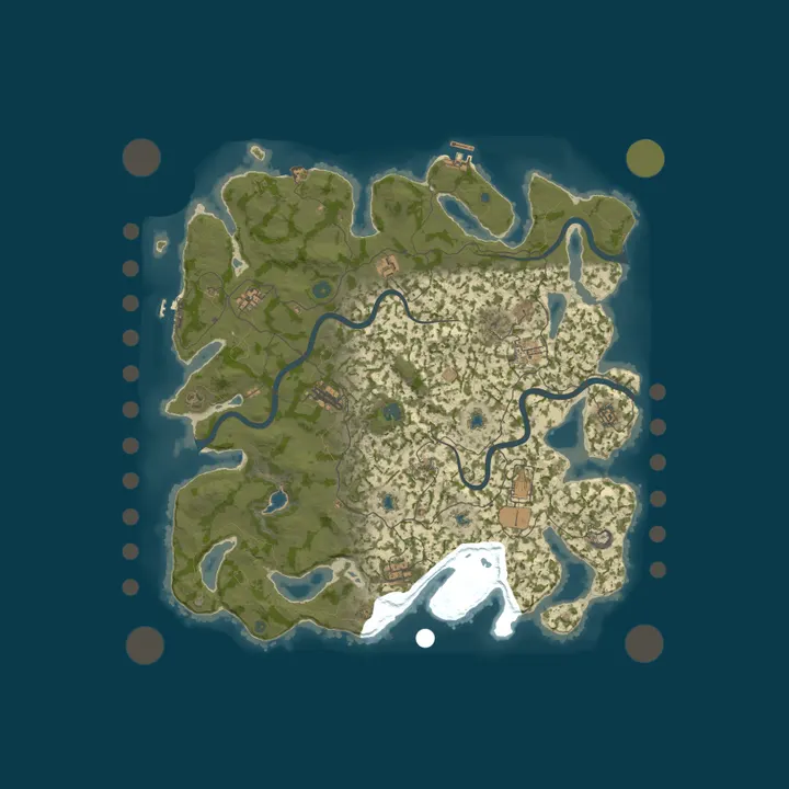 Map of [EU]Braz20x PvE |LEGENDARY GUNS|LEGENDARY ARMOR|