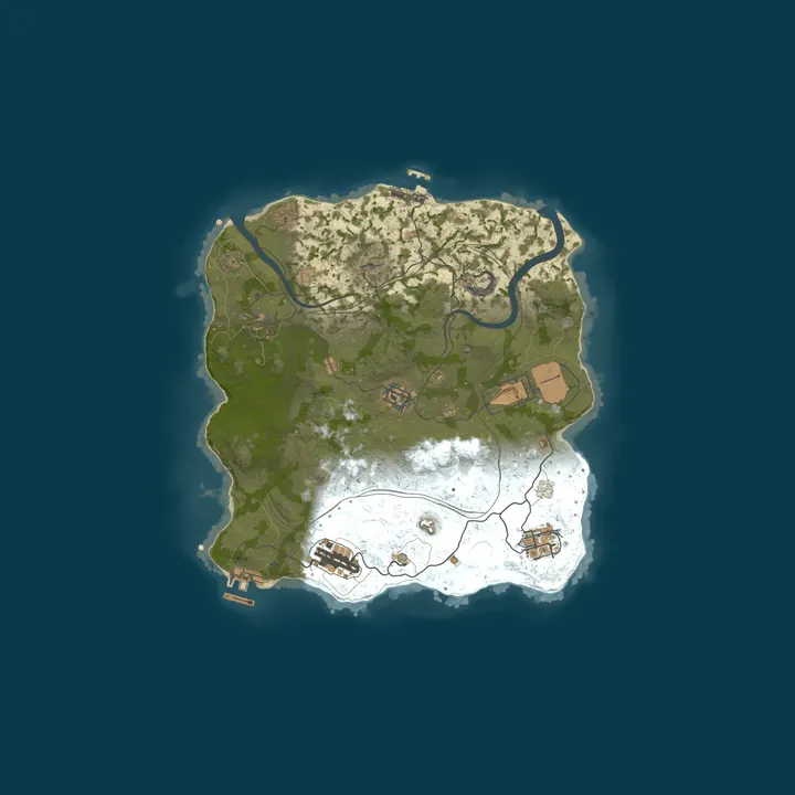 Map of [EU] SLIMI RUST | 2X | WEEKLY WIPE | PVP | Solo/Duo/Trio/Quad
