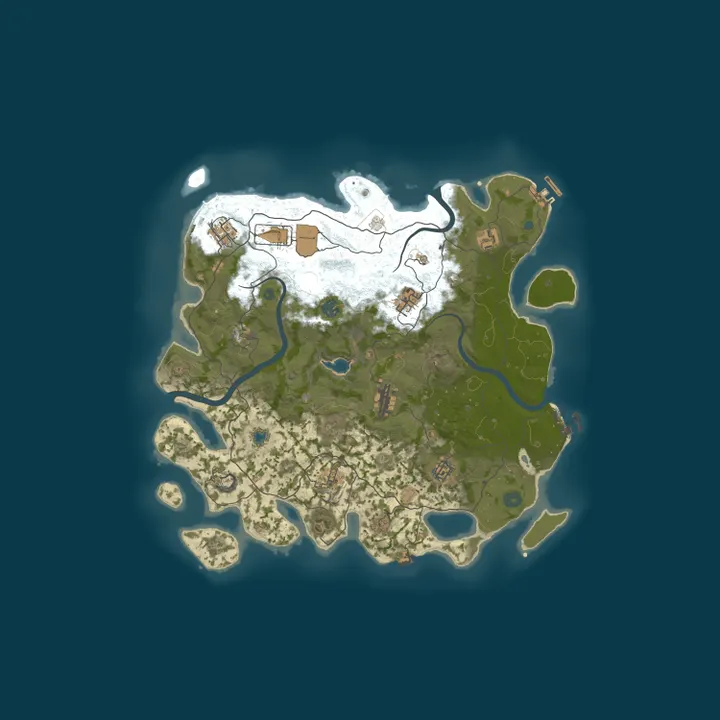 Map of Harvest Rust для новичков 02.10.