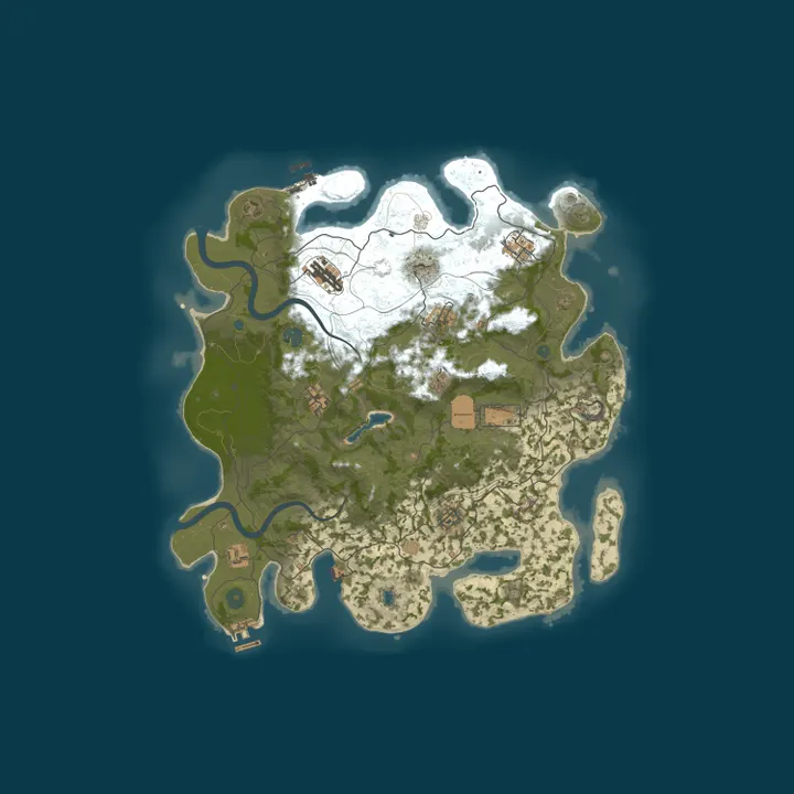 Map of Flame Rust #2 — Modded 3x (Solo/Duo/Trio) | Magic
