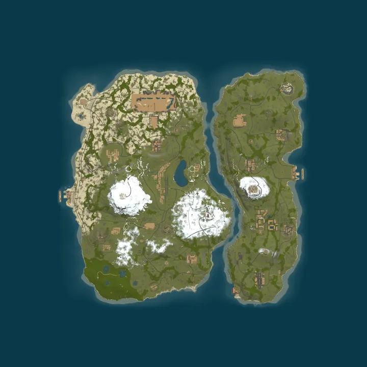 Map of RustHunter CustomX2 [Raid Base][SkillTree][Ryzen9]