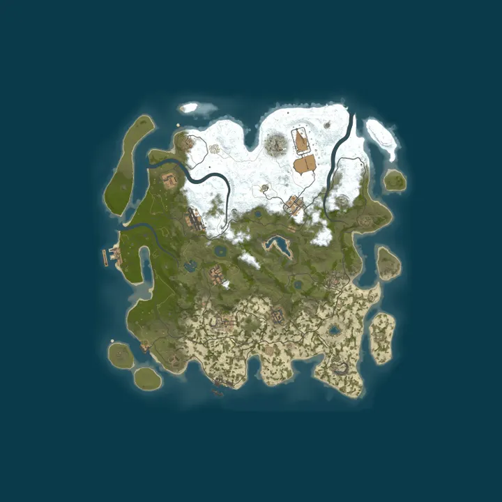 Map of NOOBS VANILLA ISLAND | LOW UPKEEP