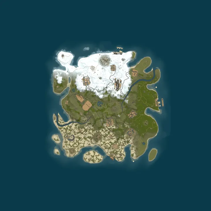 Map of Blåhaj's Peninsula