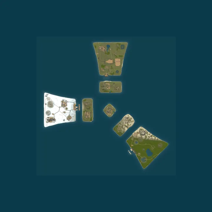 Map of Cybers Private Test Server