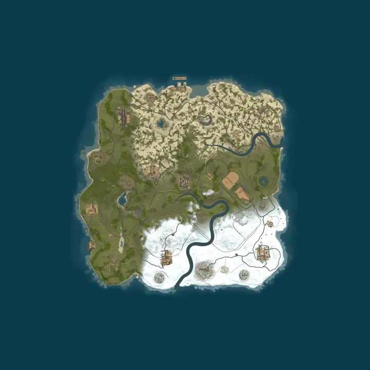 Map of ◤◥◤ORAX.LAND◥◤◥ X50-/X100-(Max5|NoBP|Loot+|pvp)