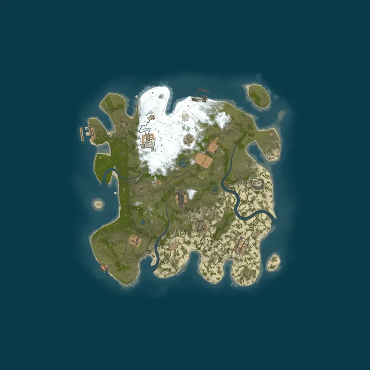Map of My Rust Server