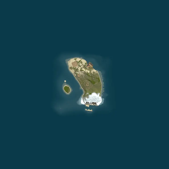 Map of A Shockbyte Rust Server