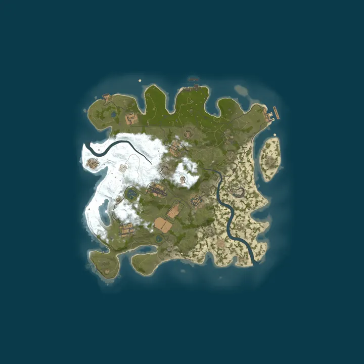 Map of PurrRust|РУССКИЙ ДЛЯ НОВИЧКОВ|Vanilla2x|01.10