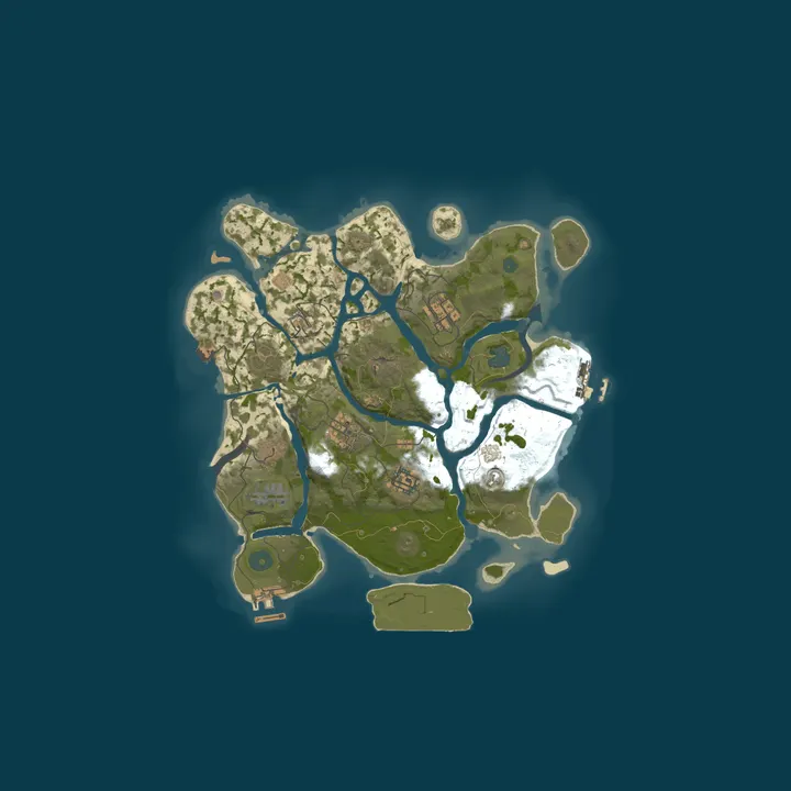 Map of Rust Server by nitrado.net