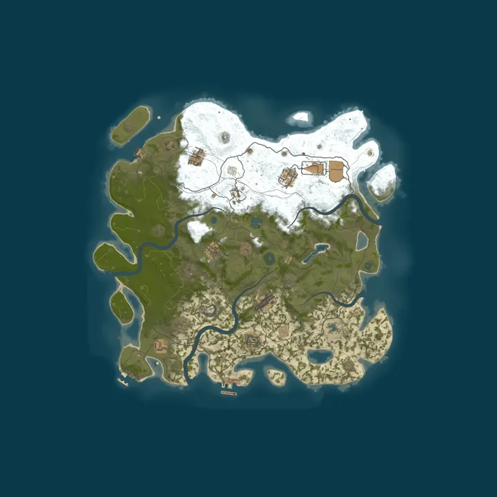 Map of [AU] AshRust 3x Monthly Max 5 | QoL/Loot+ | Full Wiped