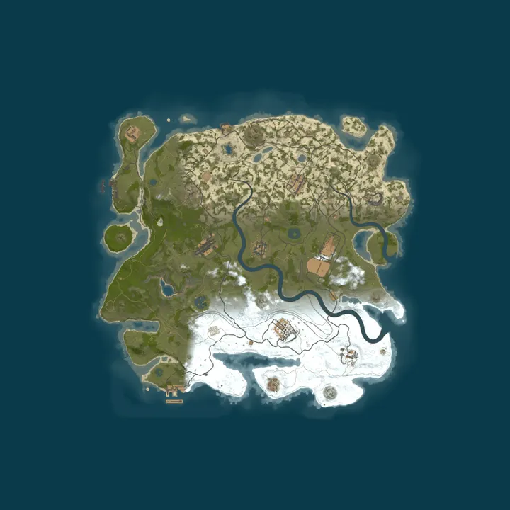 Map of [AU] Jims Rust Nation | Monthly | Low Upkeep