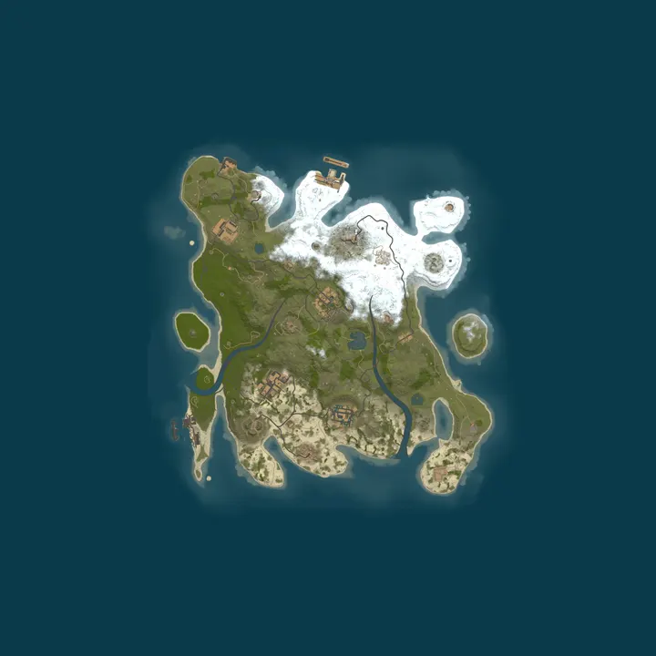Map of [RU] AXE X10 KITS TP CLANS PVP