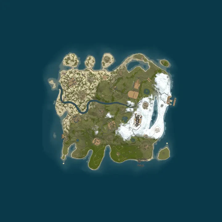 Map of The Rust Files | Vanilla + | Solo/Duo/Trio/Quads