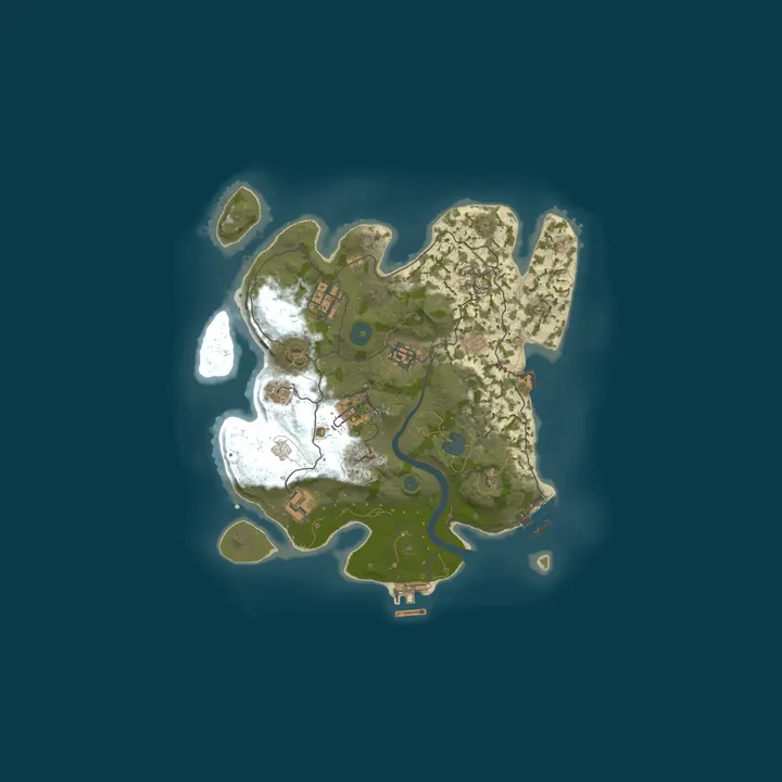 Map of Rustafary | x3 - Events - Loot+ - Raids - Homes - Kits