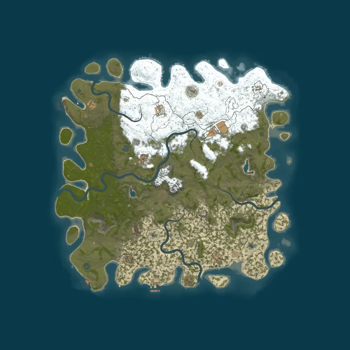 Map of Tangent Mile