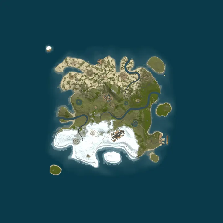 Map of GamingSurvivors PVE | BOSS + SKILLS + RAIDS + LEGENDARY ITEM