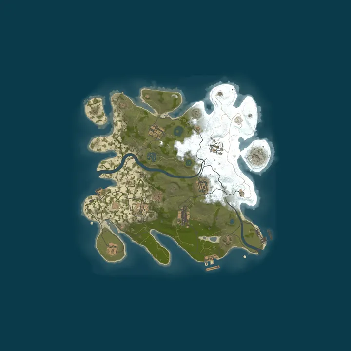Map of FarLands | X5 Survival | Wipe 12.10