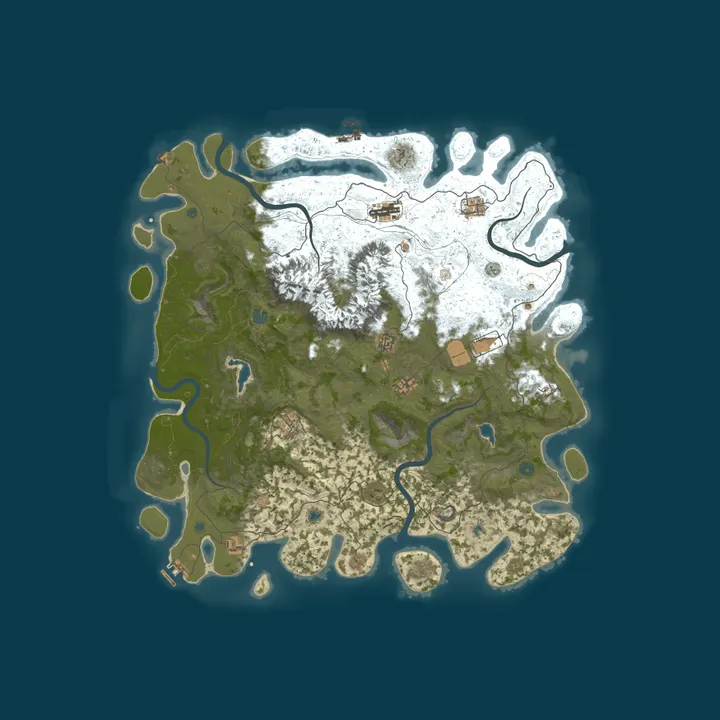 Map of The Rusty IceBerg 10x