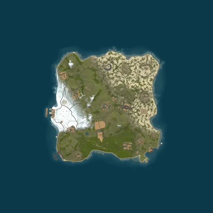 Map of Launch Your Private Rust Wipe Instantly - No Setup