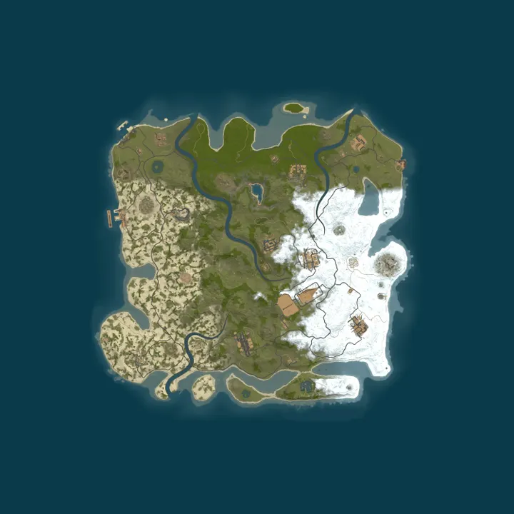 Map of OUTPOST[EU] 2x Monthly |Solo/Duo/Trio/Quad| Just Wiped #2