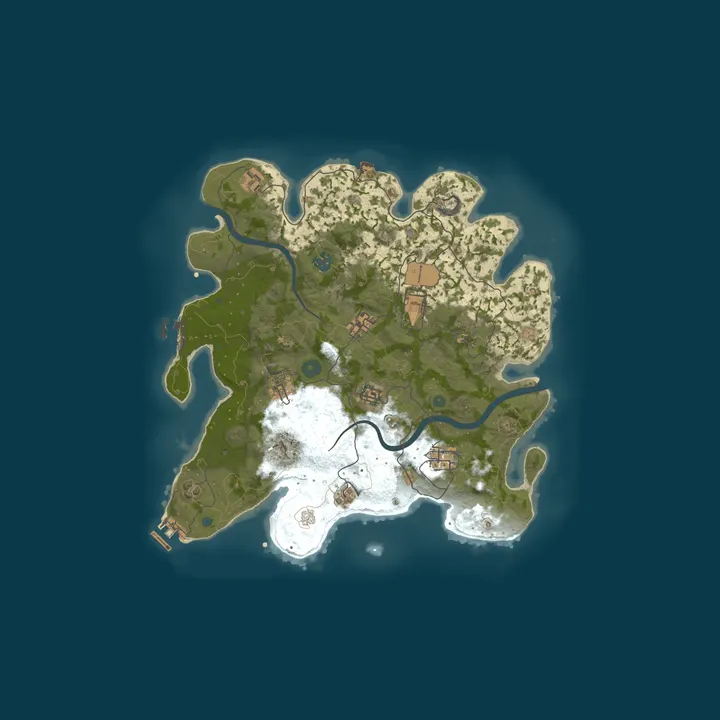 Map of [SEA] BRUNEI/MALAYSIA/INDONESIA | Rust Battleground | Biweekly 