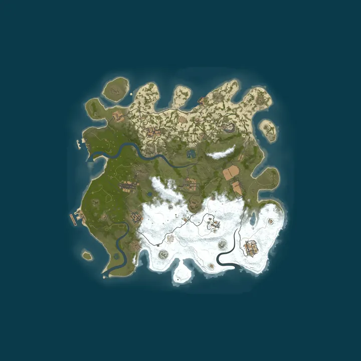 Map of Gages rust serverr [NA] Monthly (3x) medium map :3