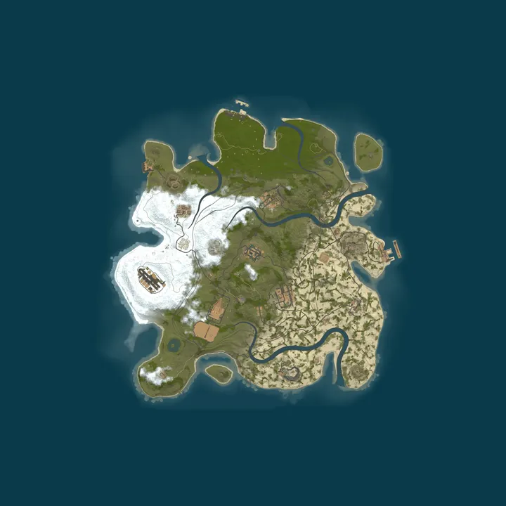 Map of [EU] BrotherHood | 3X Vanilla | Wipe Prizes | Wiped 5d 19h ago