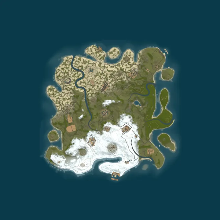 Map of [EU] VillageRust | 3x Vanilla | 09/28