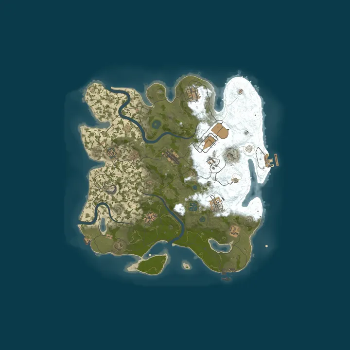 Map of 【JP】Vanille PVE |Solo/Duo/Trio|Beginner‑Friendly