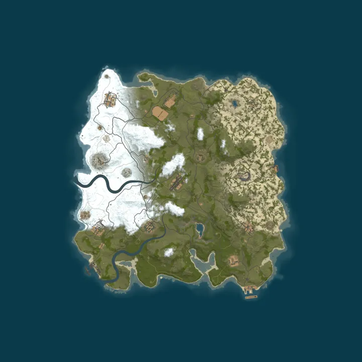 Map of US RENEGADE 2x Monthly | SOLO ONLY | 50% Upkeep | No BP Wipe