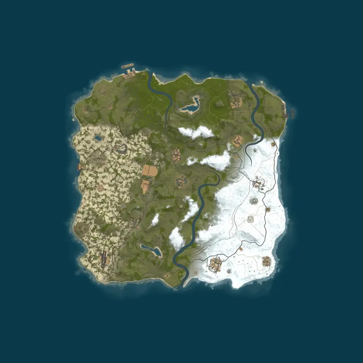 Map of RustForNoobs.com | Solo Duo Trio | Monthly EU