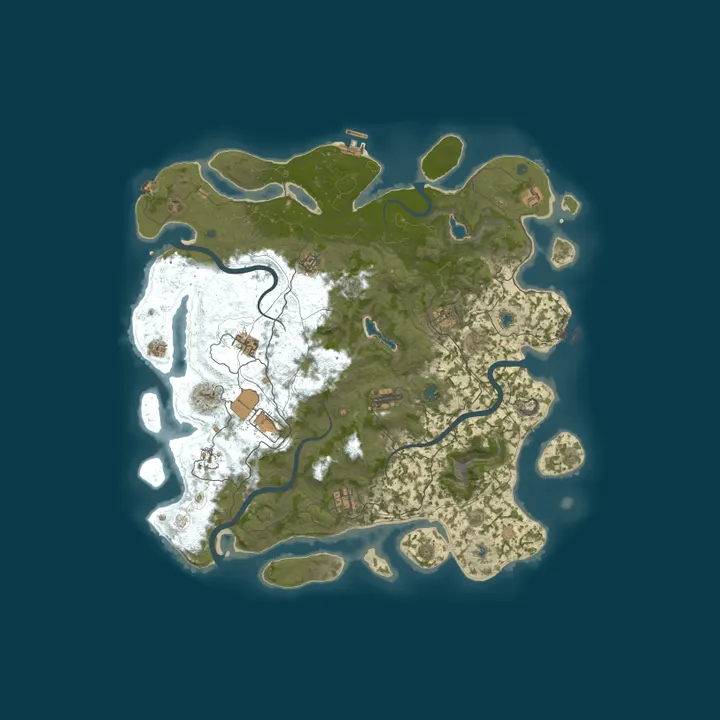 Map of Rusty XR Noobs | PvE or PvP with RaidControl | 10x+ | SlowDecay
