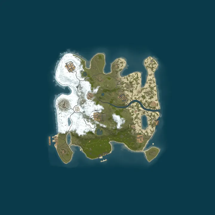Map of My Rust Server