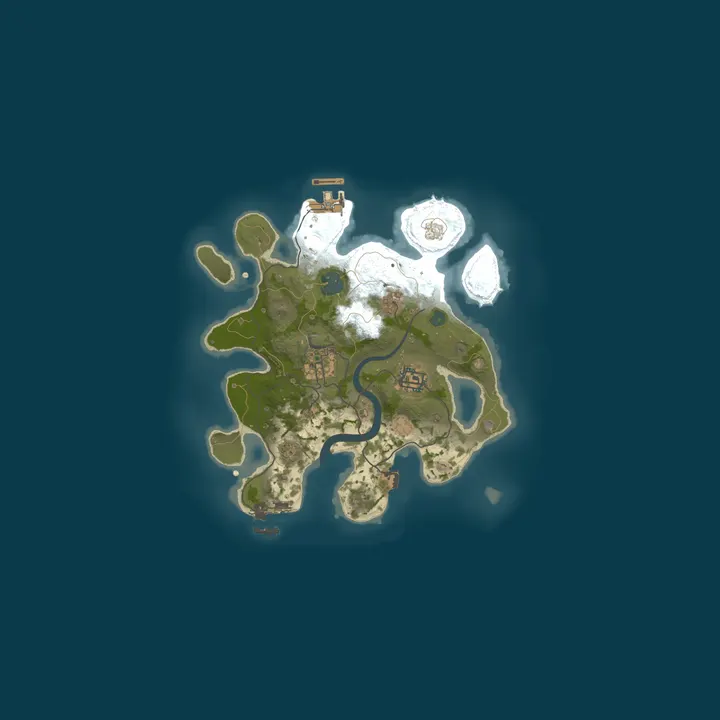 Map of RUST-A-MANIA - PVE - HALLOWEEN SCARECROWS!!