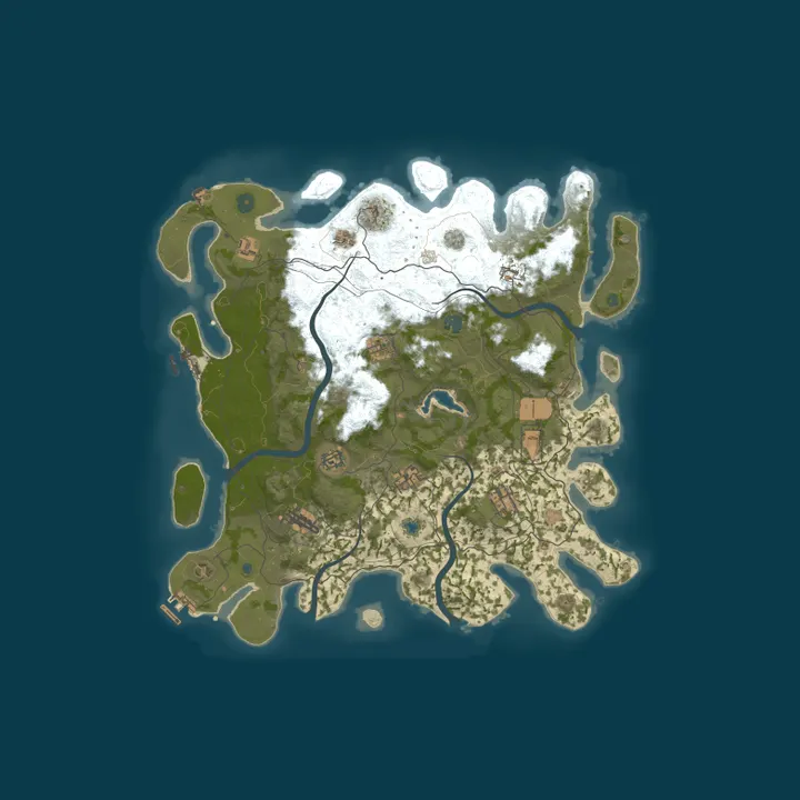 Map of Hazmat Rust Solo/Duo/Trio