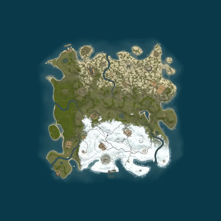 Map of Dad's Vanilla Rootbeer PVE - Enjoy a tasty chill mature server!