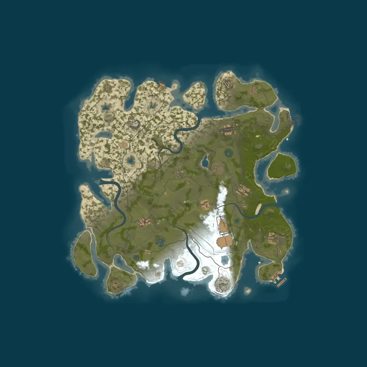 Map of [US] Shaggless World | PvE Kingdom | Raids | Bosses | Quests | 