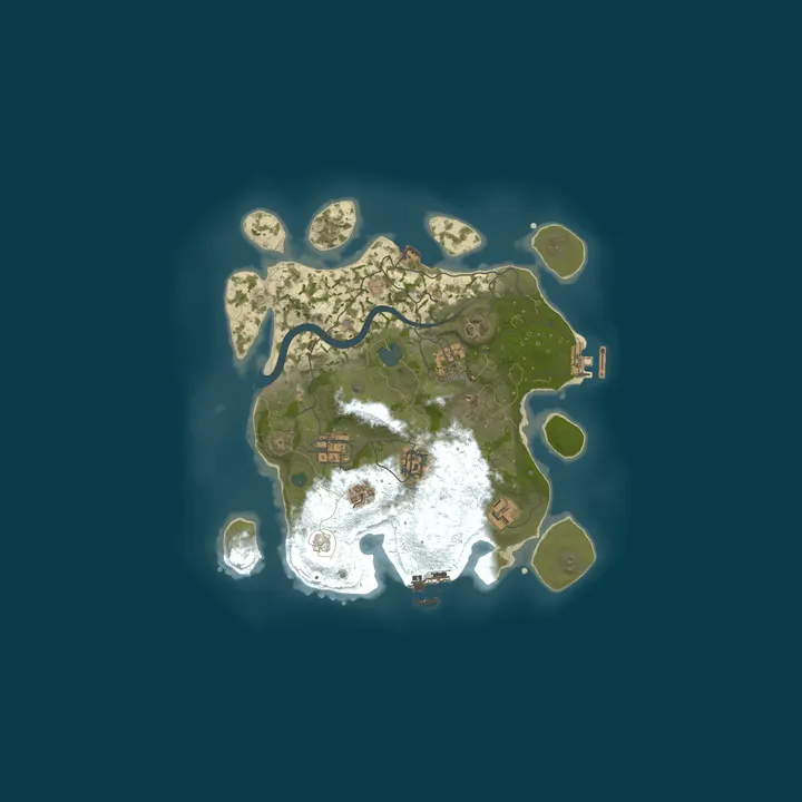 Map of Pine Hosting - Rust Server